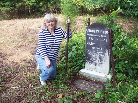 Priscilla Clark at Stowes Grave Photo